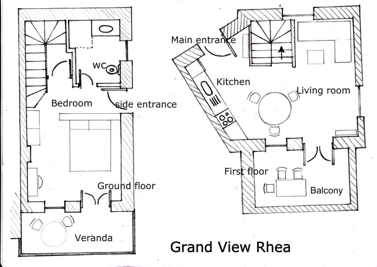 Villa Grand View Rhea Mythimna Esterno foto
